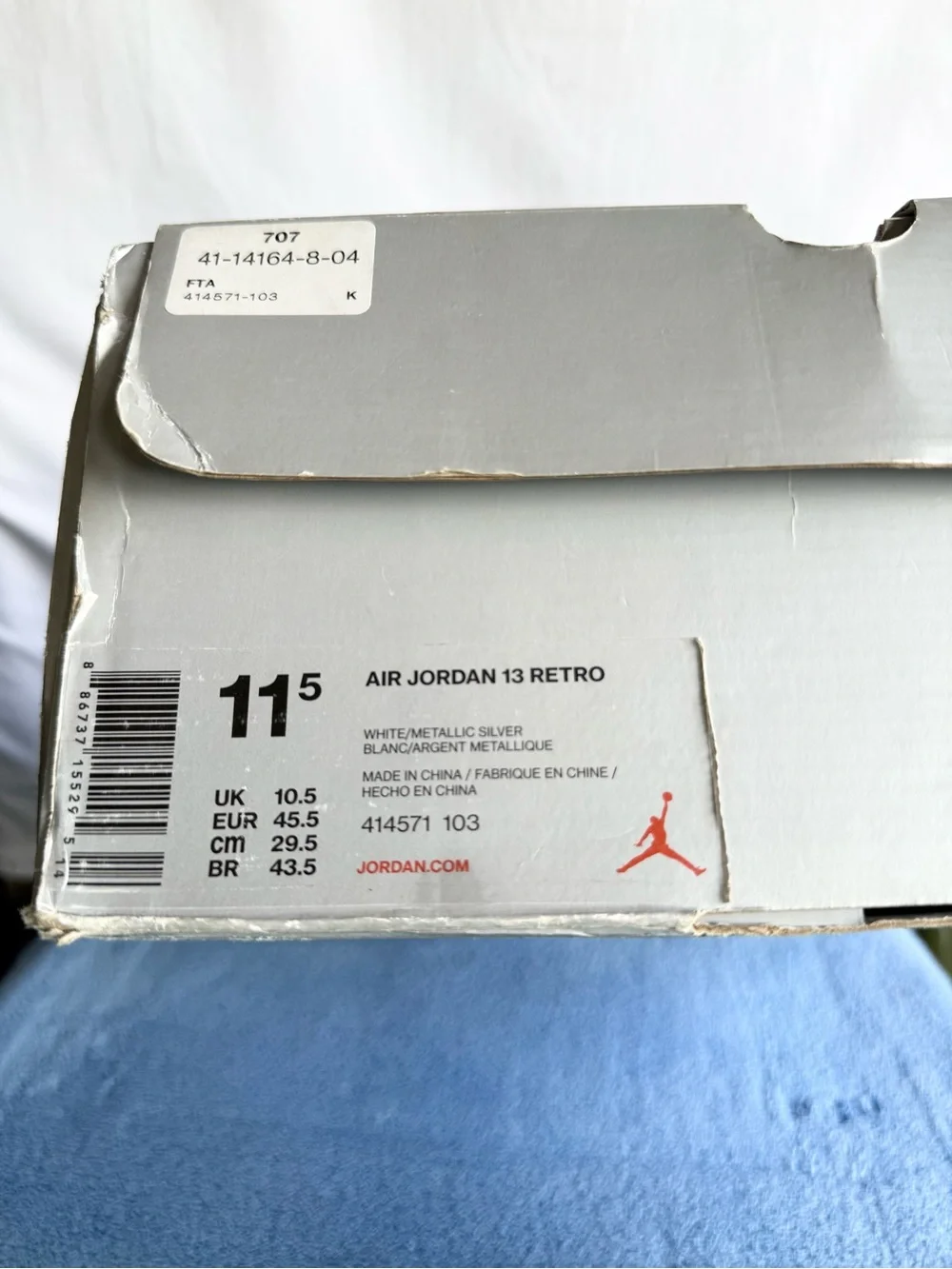 AUTHENTIC Jordan 13 Retro Alternate History of Flight size 11.5 414571-103 2017